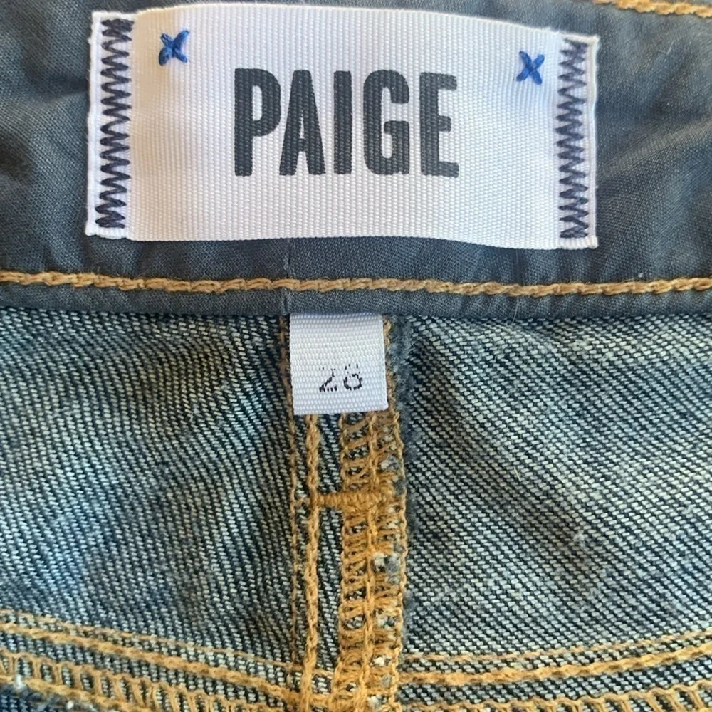 Paige Jimmy Jimmy Crop‎ Blue Jeans Size 28